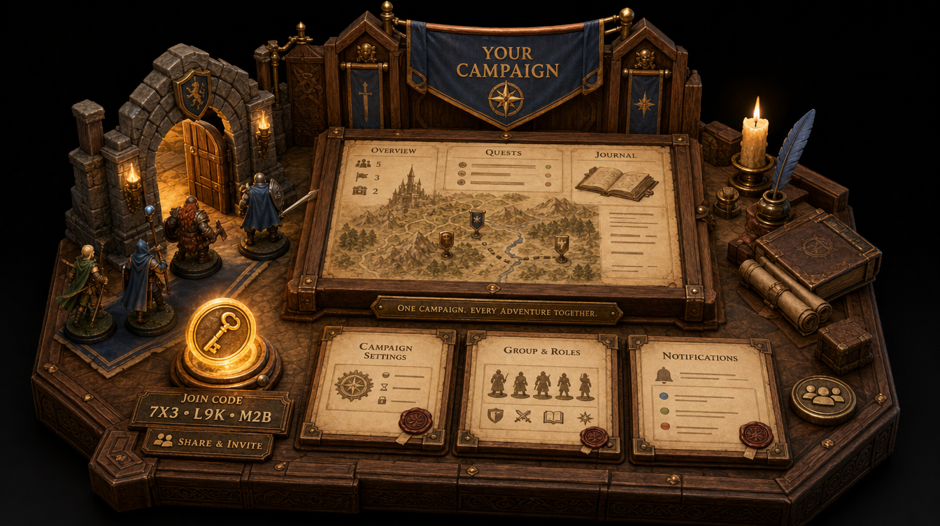 Gold & XP campaign management dashboard